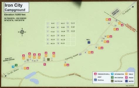 National forest Campgrounds Colorado Map