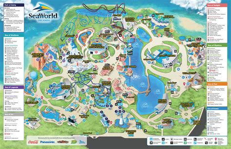 SeaWorld - Park information and guide map for SeaWorld Orlando