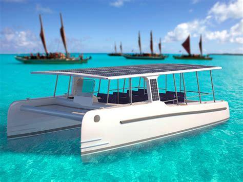 This sleek-looking electric yacht literally runs on sunshine | Solar ...