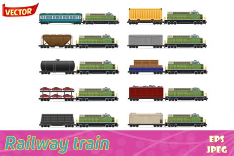 railway carriage train vector illustration (2262468)