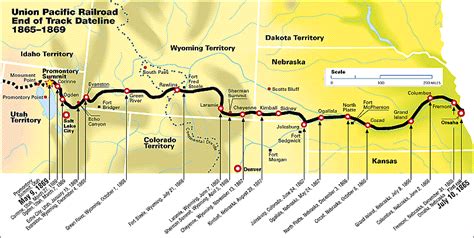 Transcontinental Railroad Map