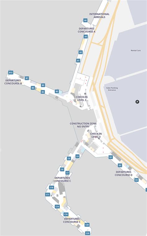 Nashville International Airport Map