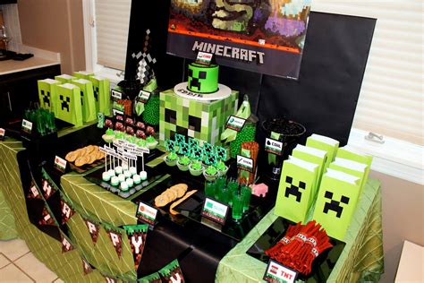 Minecraft Creeper Birthday Party - Birthday Party Ideas for Kids