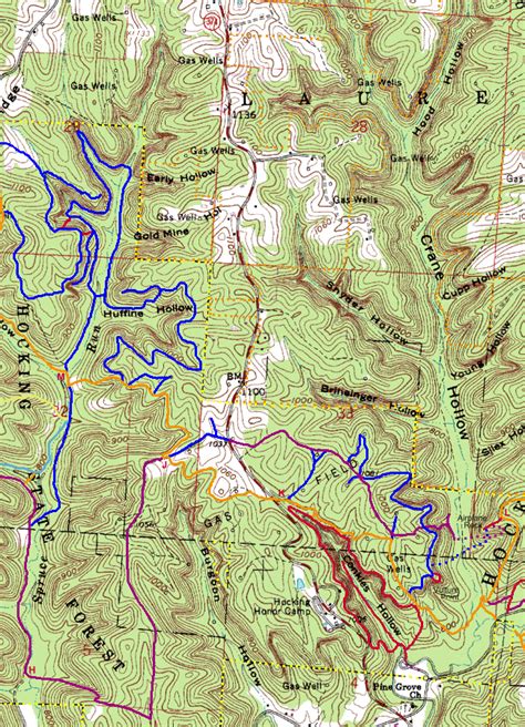 Printable Hocking Hills Trail Maps