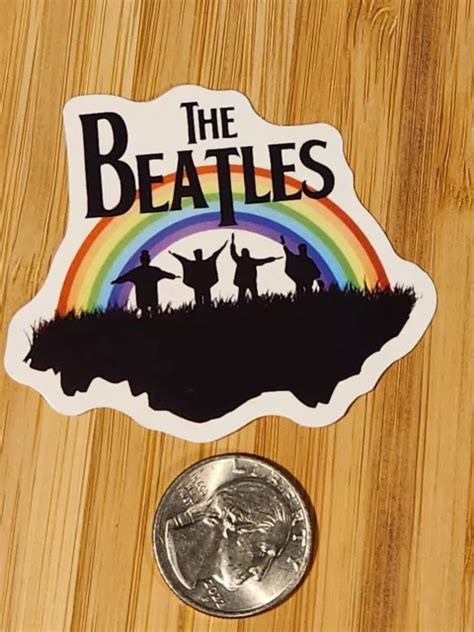 THE BEATLES STICKER Music Rock Music Beatles Decal Guitar Sticker 50s ...