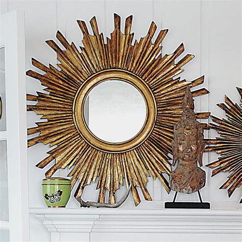 Decorative Sunburst Mirror | Mirror wall art, Framed mirror wall ...