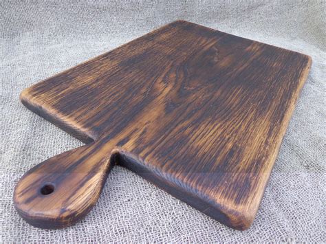 Traditional Rustic Cutting Board, Wooden Serving Board, Vintage Wood ...