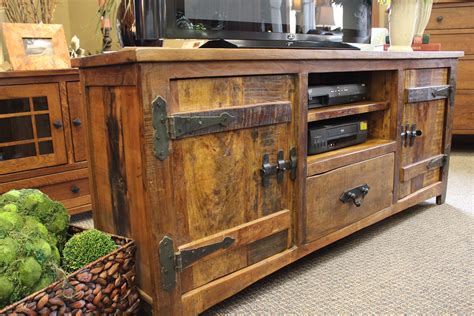 rustic tv stand | Rustic tv stand, Rustic furniture, Rustic tv console