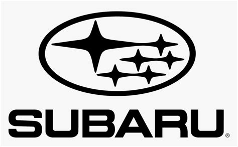 Subaru Logo Black And White, HD Png Download - kindpng