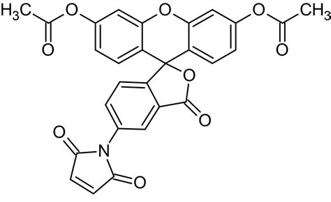 Fluorescein diacetate 5-maleimide, Fluorescent marker used in ...