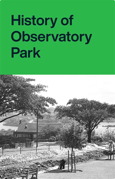 History of Observatory Park - City of Sydney