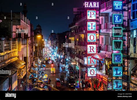 Main bazaar in the evening hi-res stock photography and images - Alamy