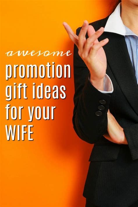 20 Promotion Gift Ideas for Your Wife | Promotional gifts, Job gifts ...