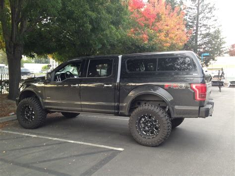 Lifted Ford F150 With Camper Shell