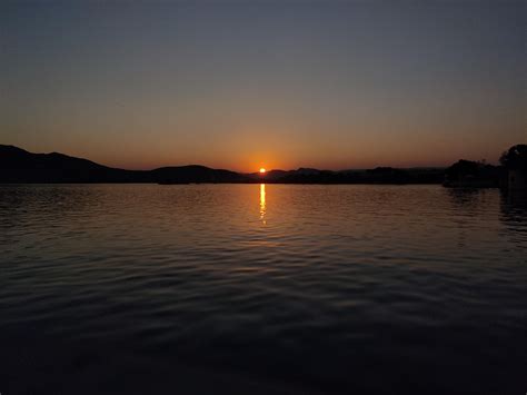 Sunset in udaipur #udaipur#ambraighat (4000x3000pixels) : r/sunset