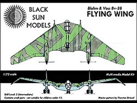 Blohm & Voss Bv-38 Flying Wing, Black Sun Models (2007)