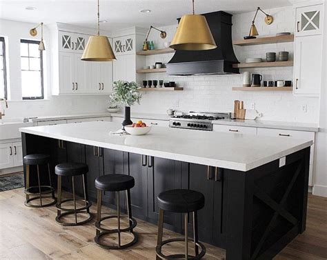 16 Black And White Kitchen Decor Ideas - The Wonder Cottage | Black ...