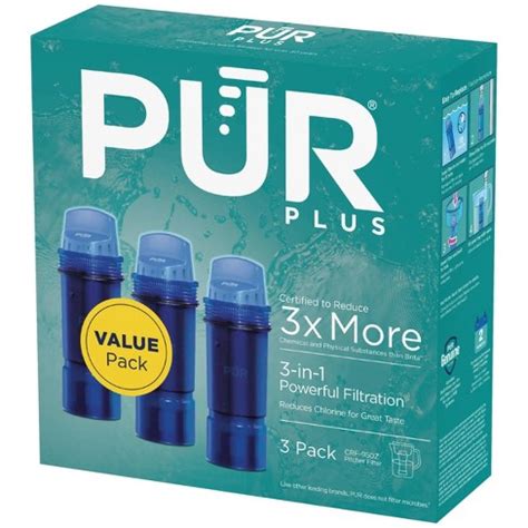 Pur Plus Water Pitcher Replacement Filter - 3pk : Target