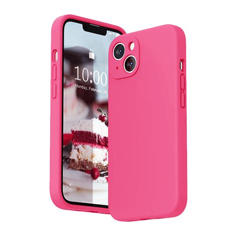 Hot Pink iPhone 13 Silicone Case - Caseface