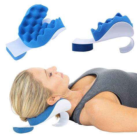 Pain Relief Pillow Neck And Shoulder Muscle Relaxer Traction Device for ...