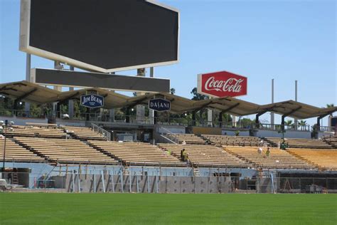 Dodger Stadium renovation: Construction photos 3 weeks from opening day ...