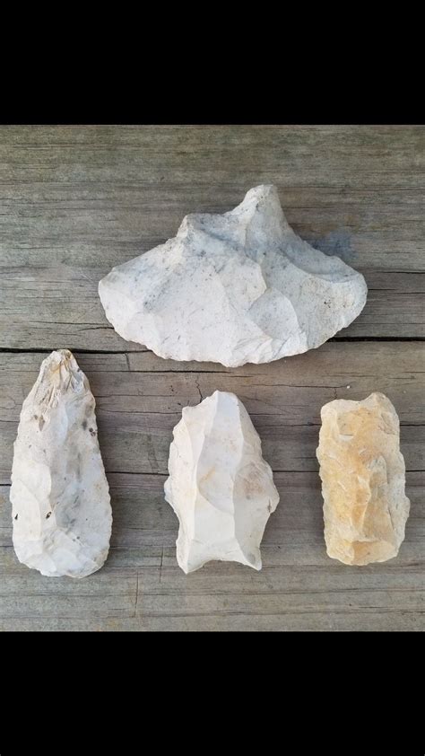 paleo artifacts. From uniface blade, to scrapers and a rectangular ...