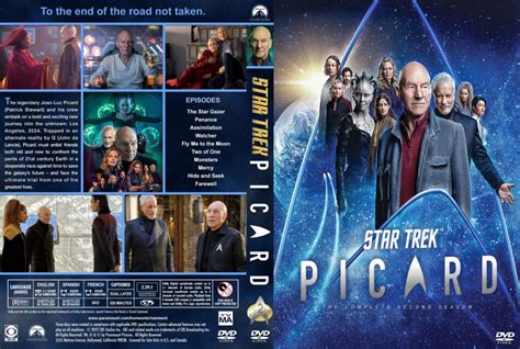 Star Trek: Picard - Season 2 R1 Custom DVD Cover & Labels - DVDcover.Com