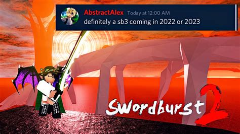 SWORDBURST 3 WAS CONFIRMED BY ABSTRACTALEX!!!! | Roblox | [Swordburst 2 ...