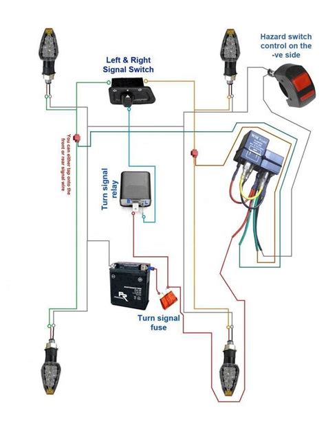 Simple Motorcycle Lighting Diagram