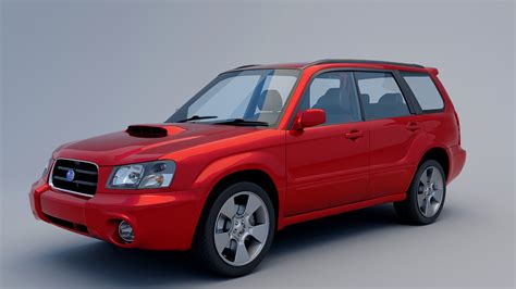 Subaru forester sg5 3D model - TurboSquid 1489933