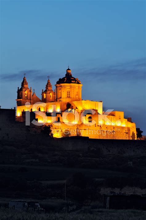 Mdina By Night Stock Photo | Royalty-Free | FreeImages