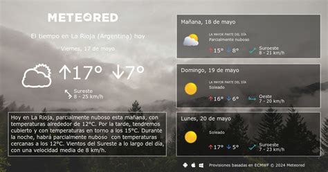 El Tiempo en La Rioja (Argentina). Predicción a 14 días - Meteored