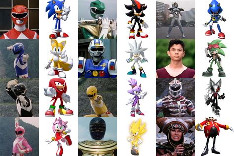 Mighty Morphin Sonic Rangers by KendlBoettcher on DeviantArt