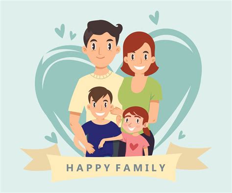 happy family cartoon style design 2396545 Vector Art at Vecteezy