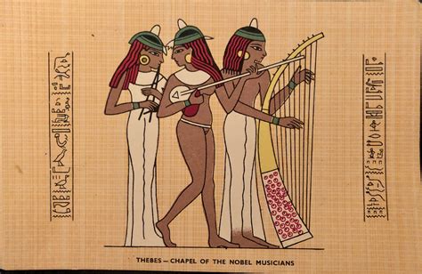 Life In Ancient Egypt, Thebes, Musician