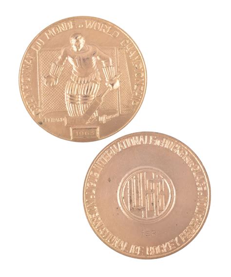 Lot Detail - 1963 IIHF World Ice Hockey Championships Gold Medal Won By ...