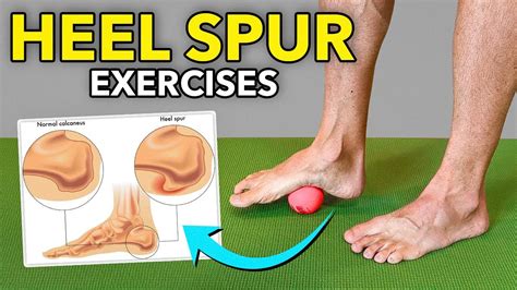 4 Heel Spur Exercises - YouTube