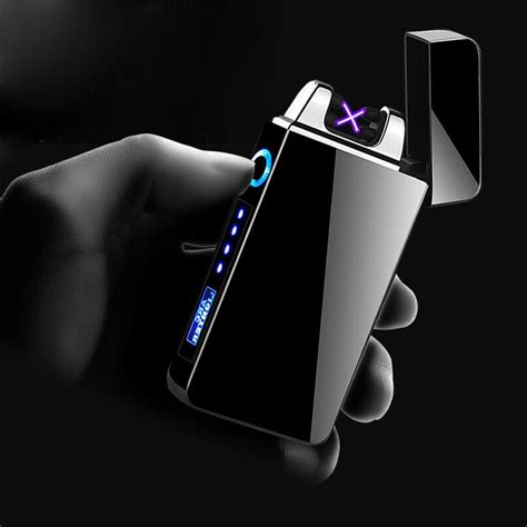 Dual Arc Pulse Electric Lighter USB Rechargeable Plasm