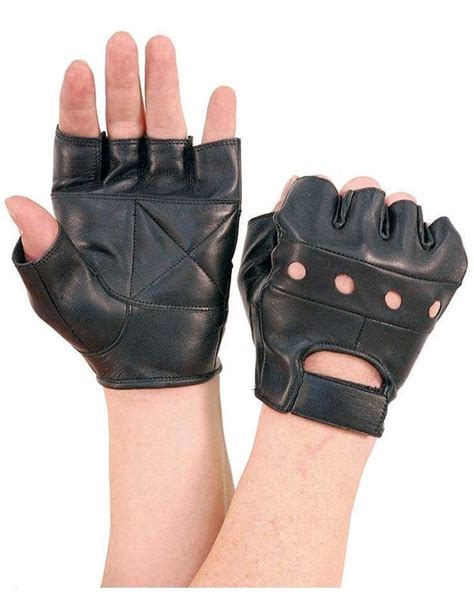 Black Leather Gloves Fingerless | ubicaciondepersonas.cdmx.gob.mx