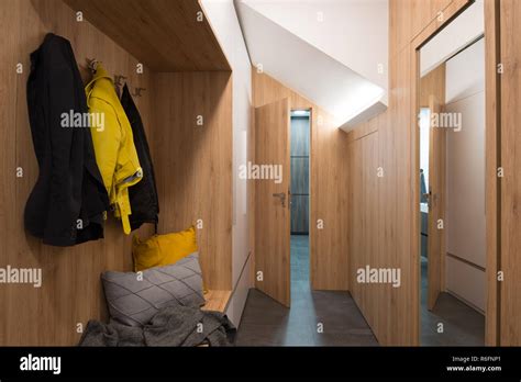 Entrance hall of modern house Stock Photo - Alamy