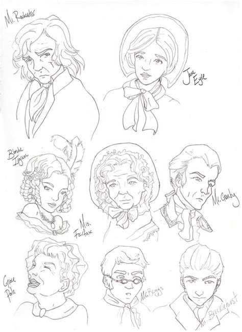 Jane Eyre Characters 1 by Amber-Rain on DeviantArt