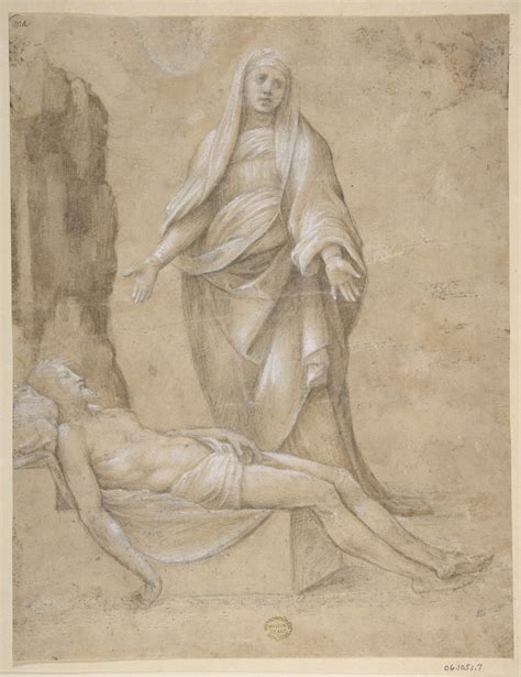 After Raphael (Raffaello Sanzio or Santi) | Pietà (recto); Madonna and ...