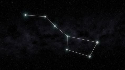 The Big Dipper Constellation is Stock Footage Video (100% Royalty-free ...