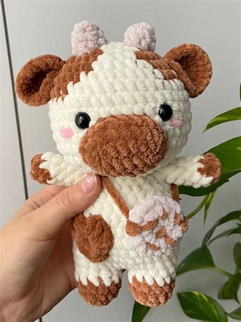 Strawberry Cow Crochet Free PDF Amigurumi Pattern