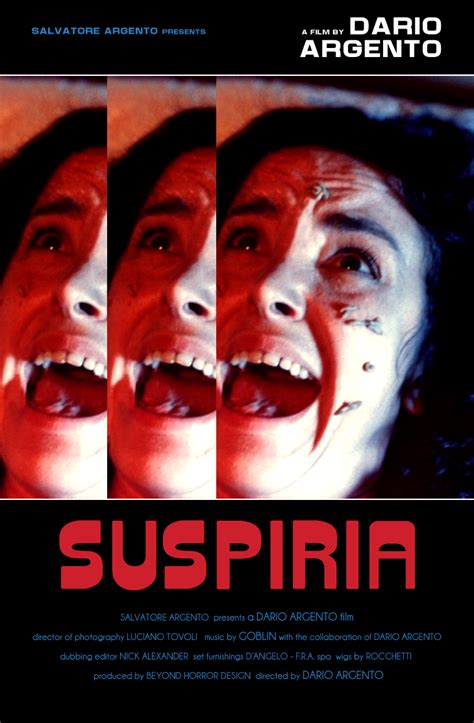 BEYOND HORROR DESIGN: SUSPIRIA (Dario Argento 1977)