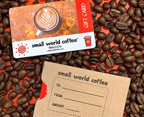 Cafe Gift Cards » Small World Coffee » Princeton New Jersey