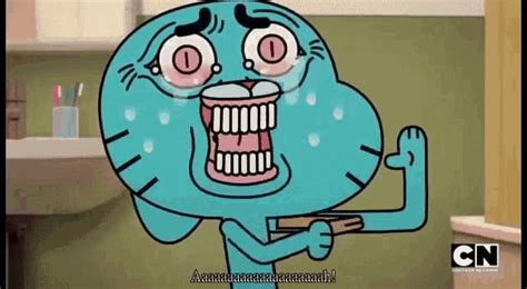 Gumball Waxing Cry GIF - GumballWaxing Cry Ouch - Discover & Share GIFs