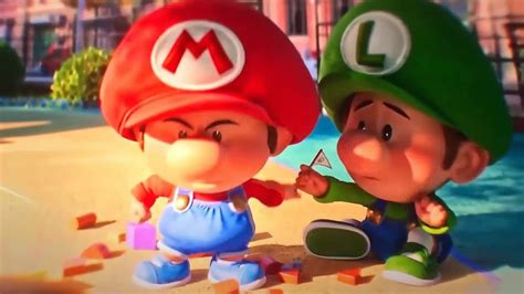 Baby Mario Protects Baby Luigi in Super Mario Bros. Movie - Screenshots ...