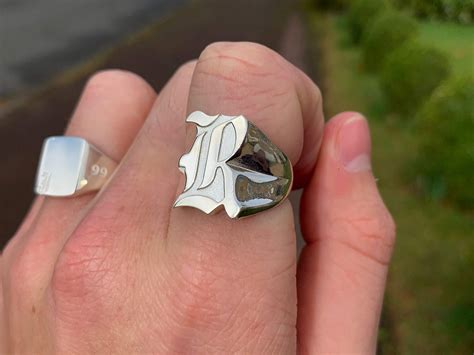 Old English Letter Rings | Sam Ozanne Design