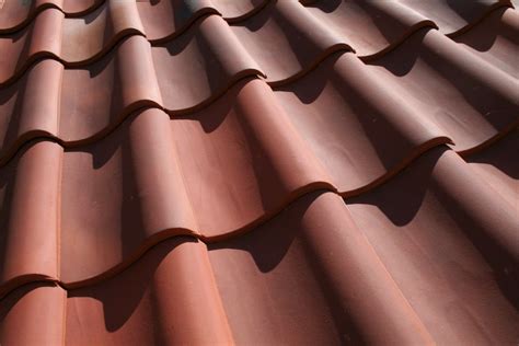 The delightful cuves of a new clay pan tile roof | Clay roof tiles ...